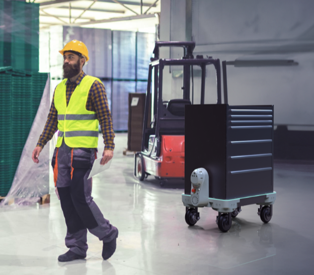 Figure 12: Piaggio Kilo following staff