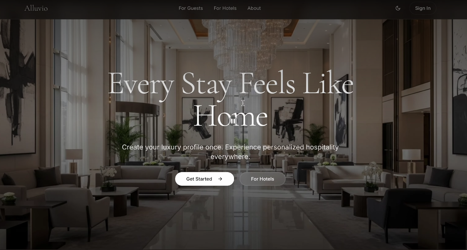 Figure 26: Alluvio Web Platform — Interface Overview