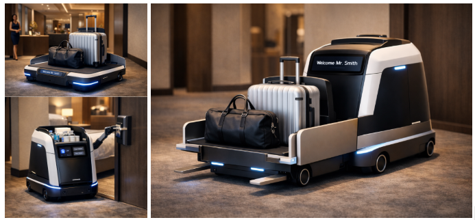Figure 40: Luggage Bot Conceptual Design