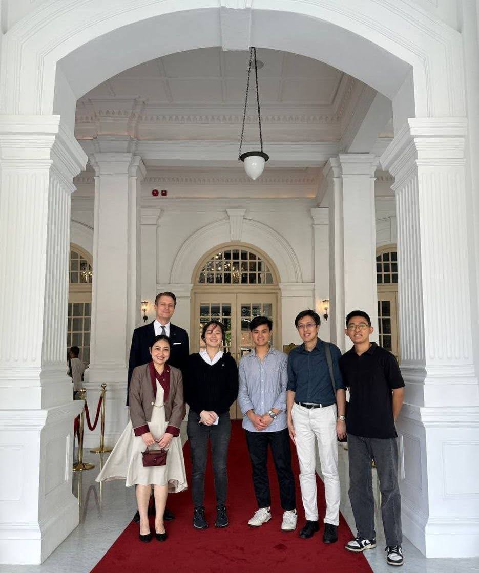 Figure A.3: Raffles Hotel Singapore – lobby and entrance area (site visit photograph)